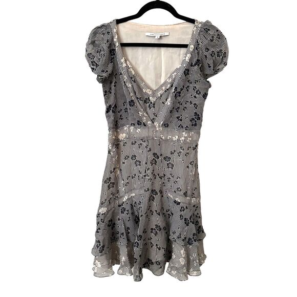 Diane Von Furstenberg Dresses & Skirts - DIANE VON FURSTENBERG Floral Silk Mini Dress Sz‎ 4